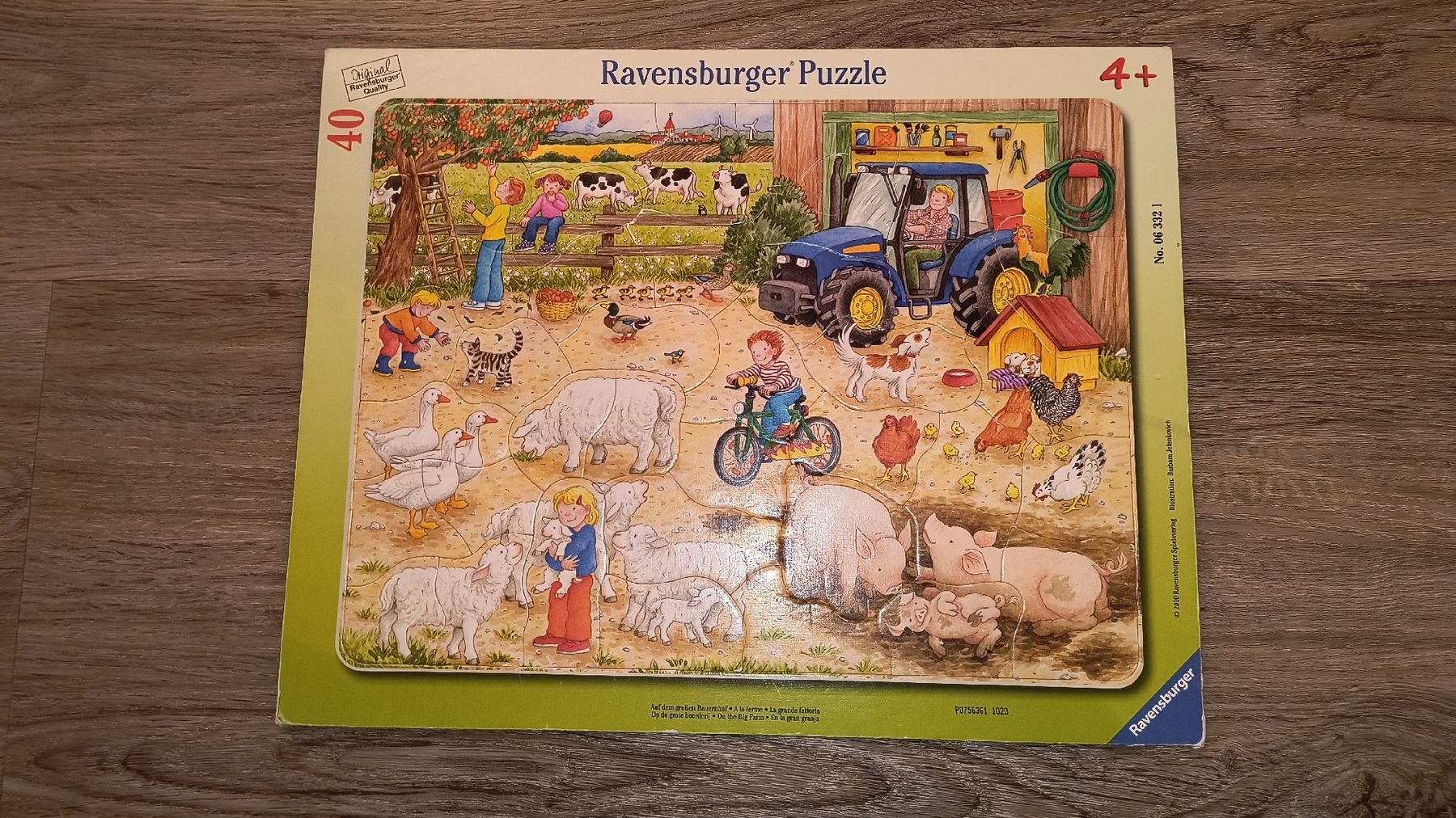 Ravensburger Puzzle: Ravensburger Puzzle Set - Bauernhof, Polizei, Baustelle, 4+ – Usato da Neuenkirch venduto da ele99 4