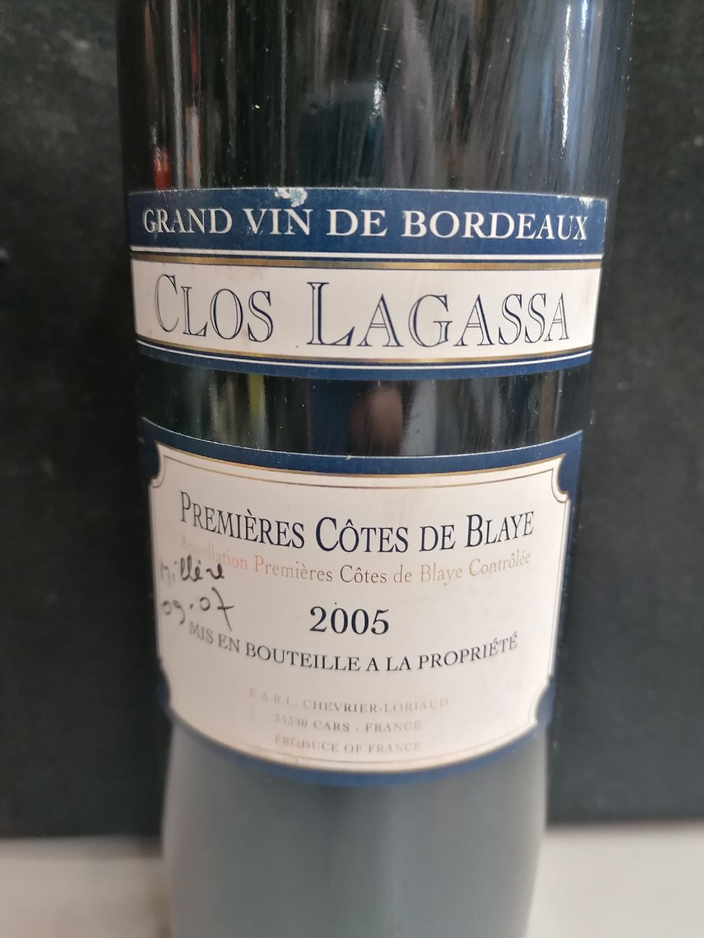 Vino: CLOS LAGASSA 2005 – Nuovo (secondo la descrizione) da Genève venduto da Leboucheoreilles 2