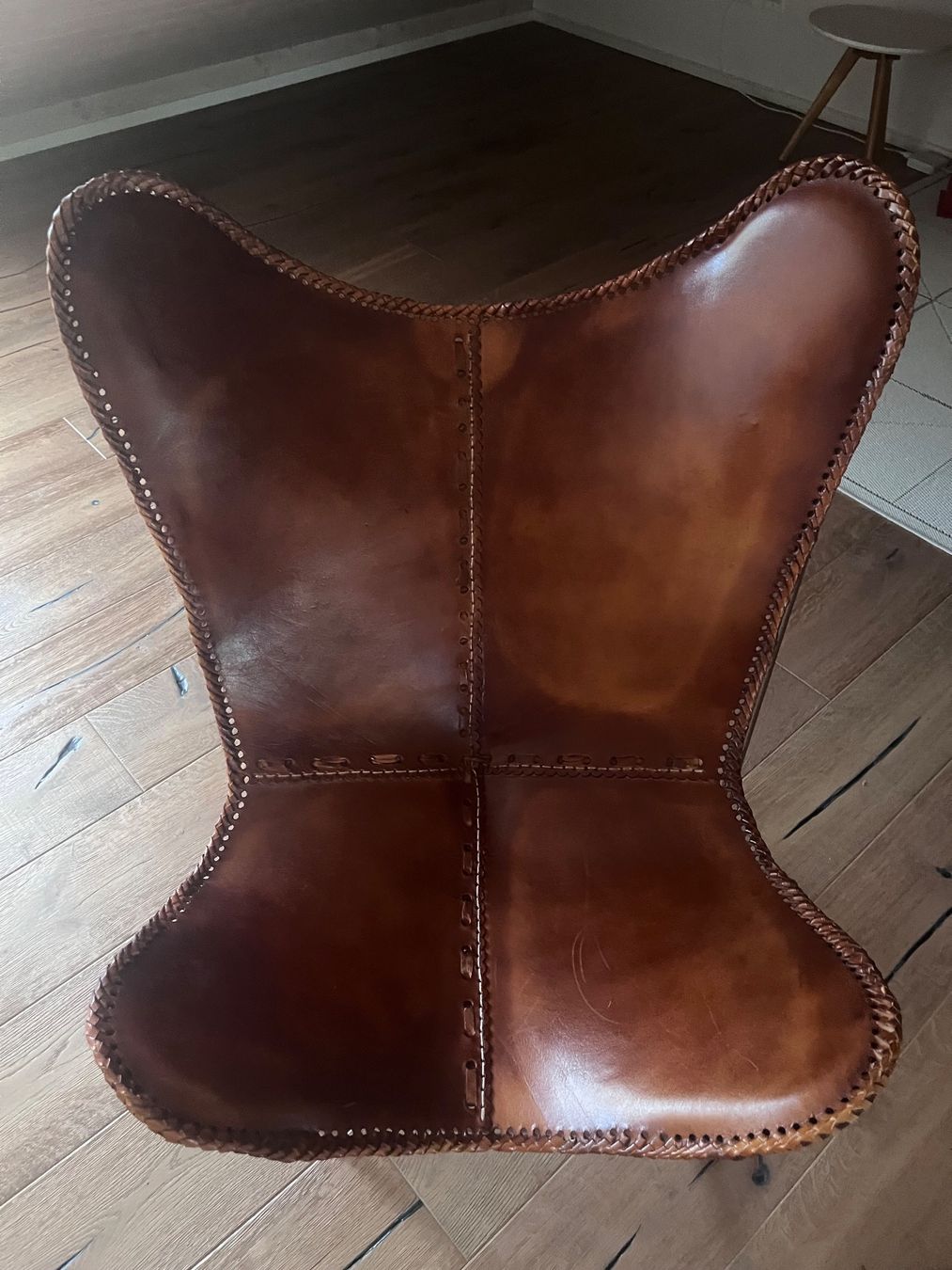 Westwing Poltrone: Butterfly Leder Sessel – Usato da Aadorf venduto da tab_rwj8