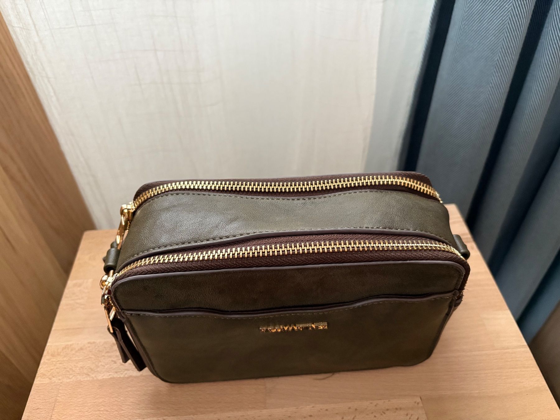 Taschen für Damen: Paco Martinez Umhängetasche, khaki/braun – Gebraucht aus Niederglatt ZH von mat_7k7p 2