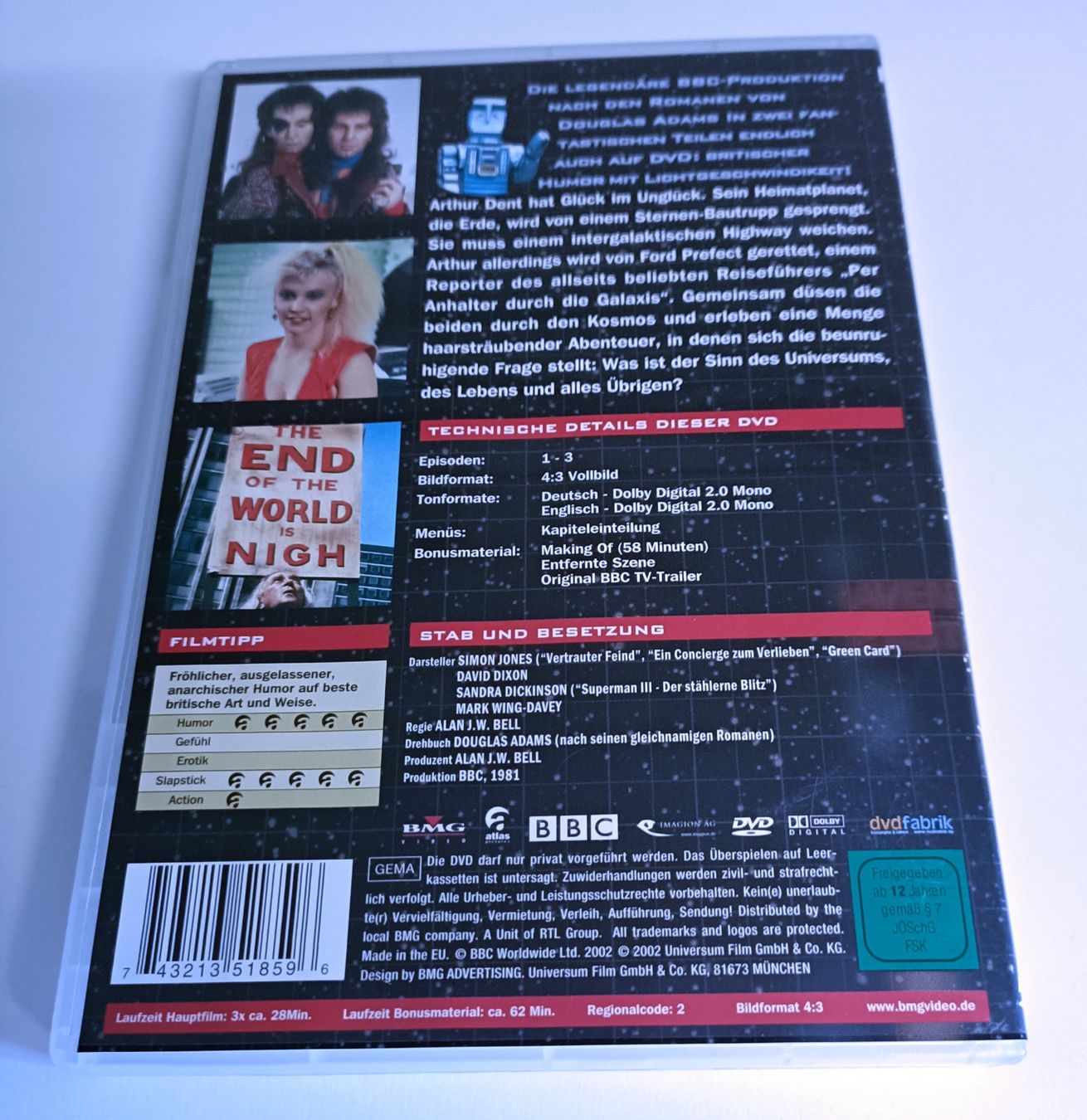 Alle DVDs: Per Anhalter durch die Galaxis – Gebraucht aus Köniz von Movieportal007 1