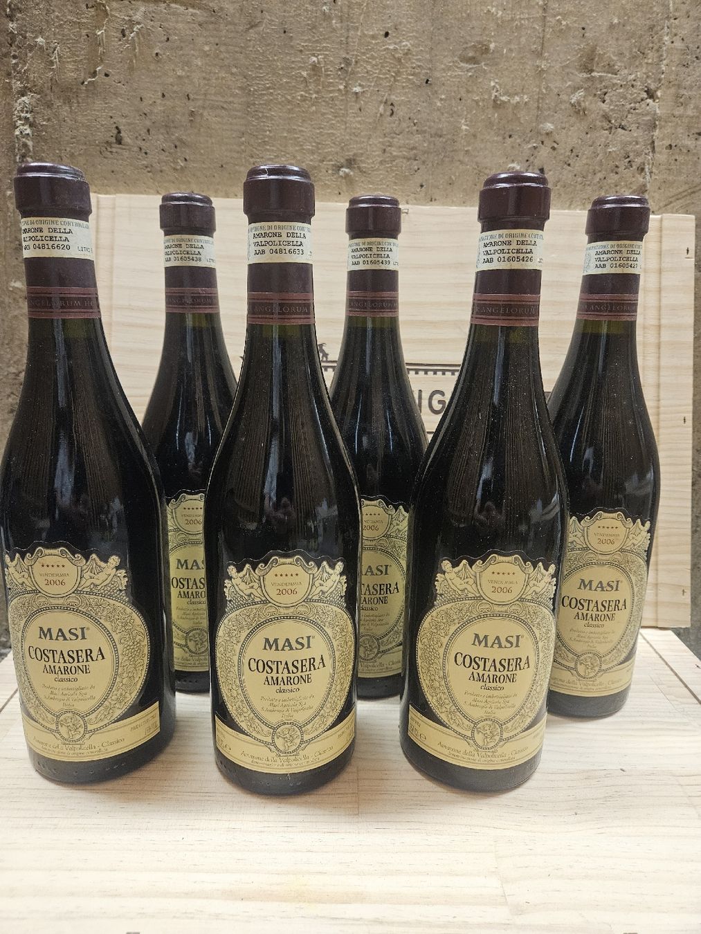 Amarone Vino: 6x Masi Costasera Amarone 2006 – Nuovo e nell'imballaggio originale da Zofingen venduto da WouterSamwel