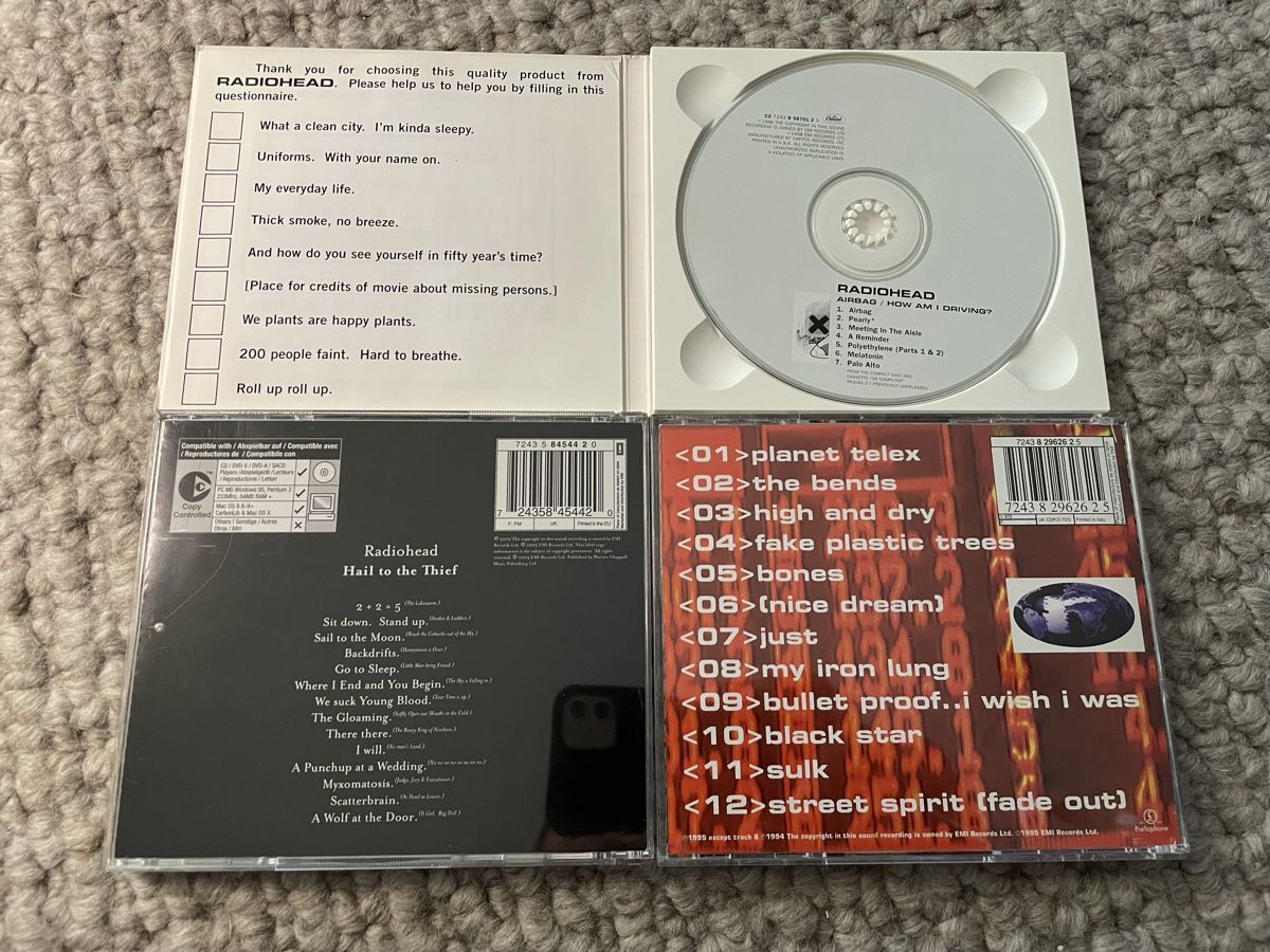 CD: 3x Radiohead – Usato da Reinach AG venduto da trigger7811 2
