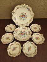 Rosenthal Teller Set komplett, Dekor mit Blumenmuster