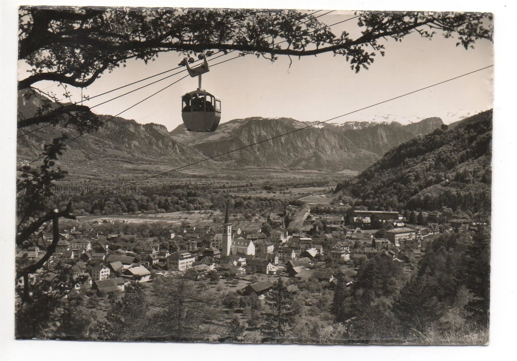 Cartes postales: BAD RAGAZ Bergbahn Piz Sol – D'occasion à Jona par philajona