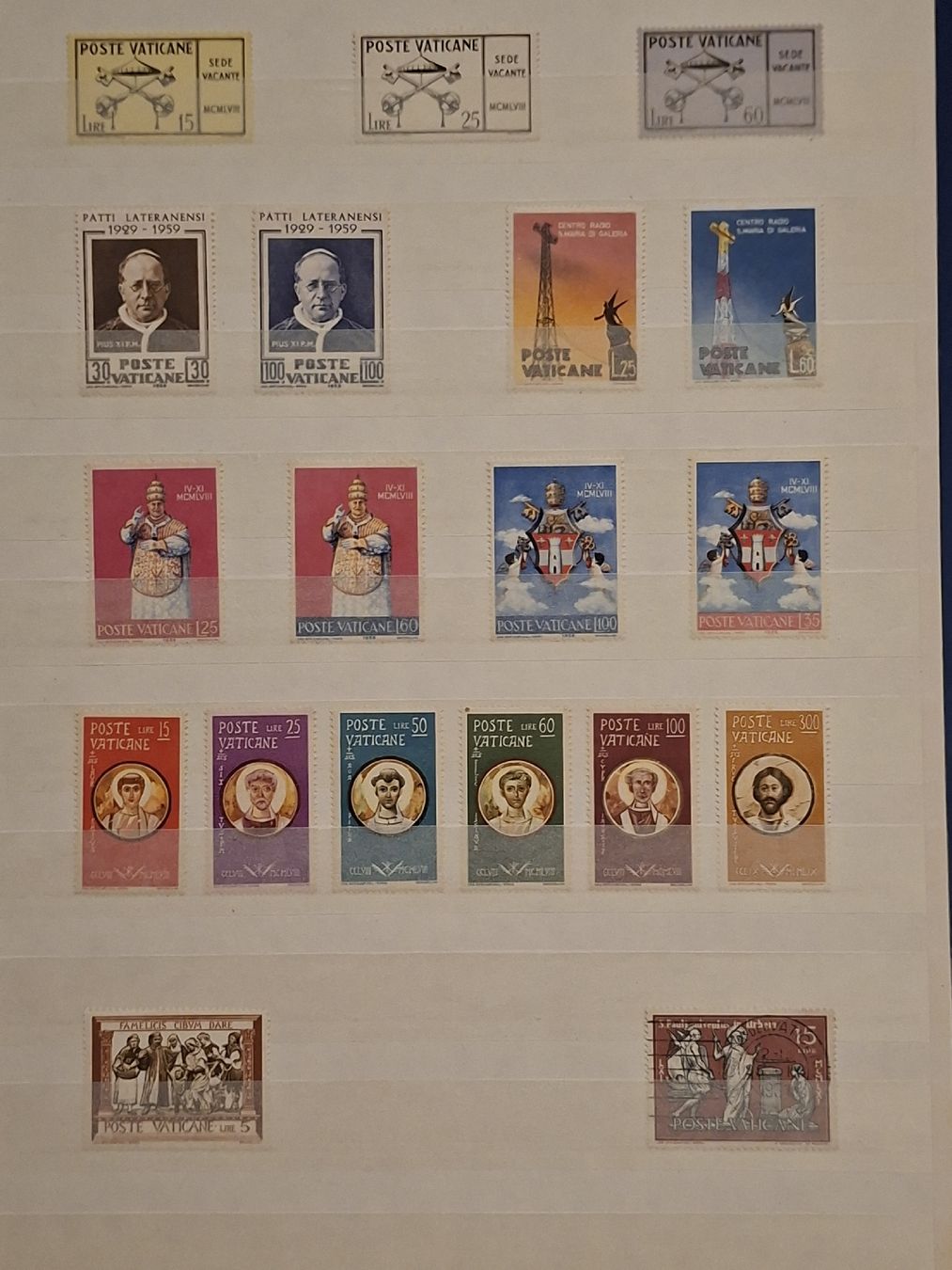 Tous les timbres: Sammlung Vatikan alles abgebildet – D'occasion à Balgach par SIMEON27 1