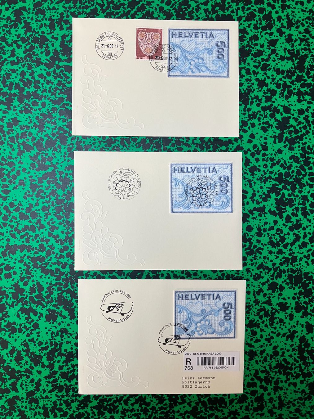 Buste & buste per spedizione: EFT Stickereimarken – Nuovo (secondo la descrizione) da Menzingen venduto da Wlukas