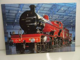 Postcard Steam Locomotive Compound 4-4-0 No1000 Midland RAIL