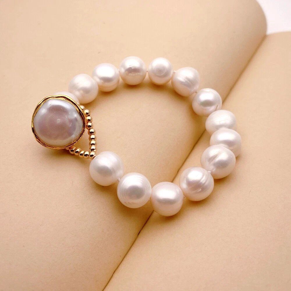 Bracciali & Braccialetti: Lua weiss Perlen Armband Perle 20.30 cm Bracelet Echt Vrai – Nuovo (secondo la descrizione) da Prilly venduto da ilyria73 5