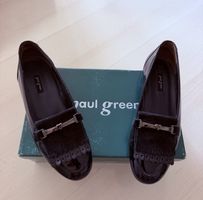 Mocassins Paul Green noir cuir verni taille 37