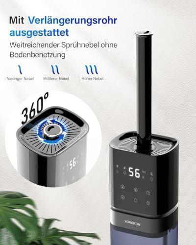 Umidificatori d'aria: Luftbefeuchter Schlafzimmer Kalt Nebel Befeuchter grosse – Nuovo e nell'imballaggio originale da Hundwil venduto da Pakethase 3