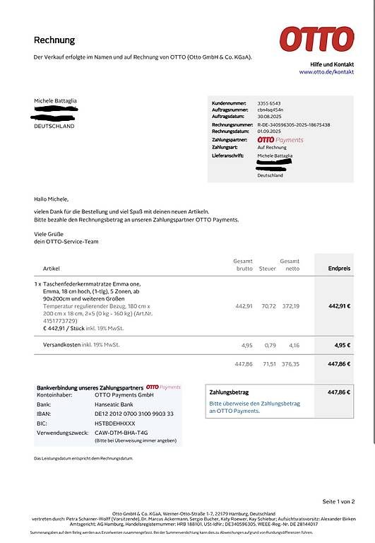Matratzen: Emma Matratze  – Gebraucht aus Märstetten von mic_h9sy 3