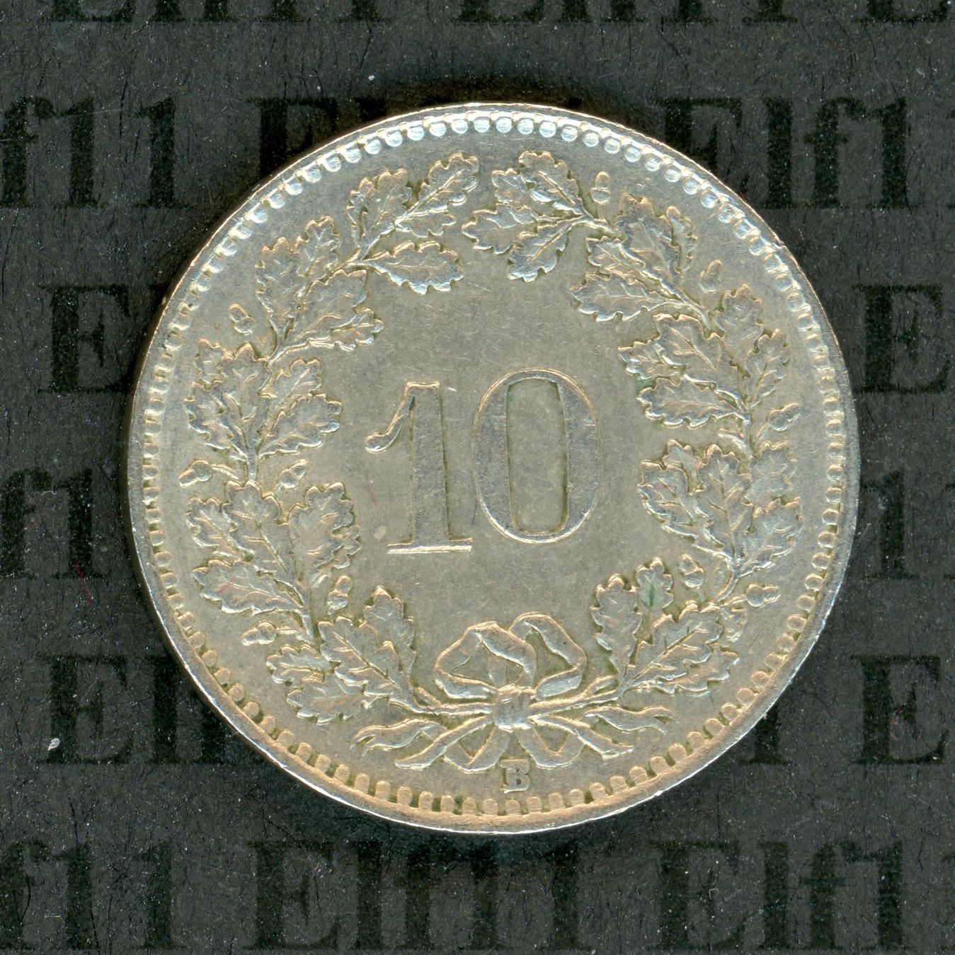 Tutti le monete: CHF___0.10 1949 -unz 10 Rappen – Usato da Widnau venduto da Elf11 1