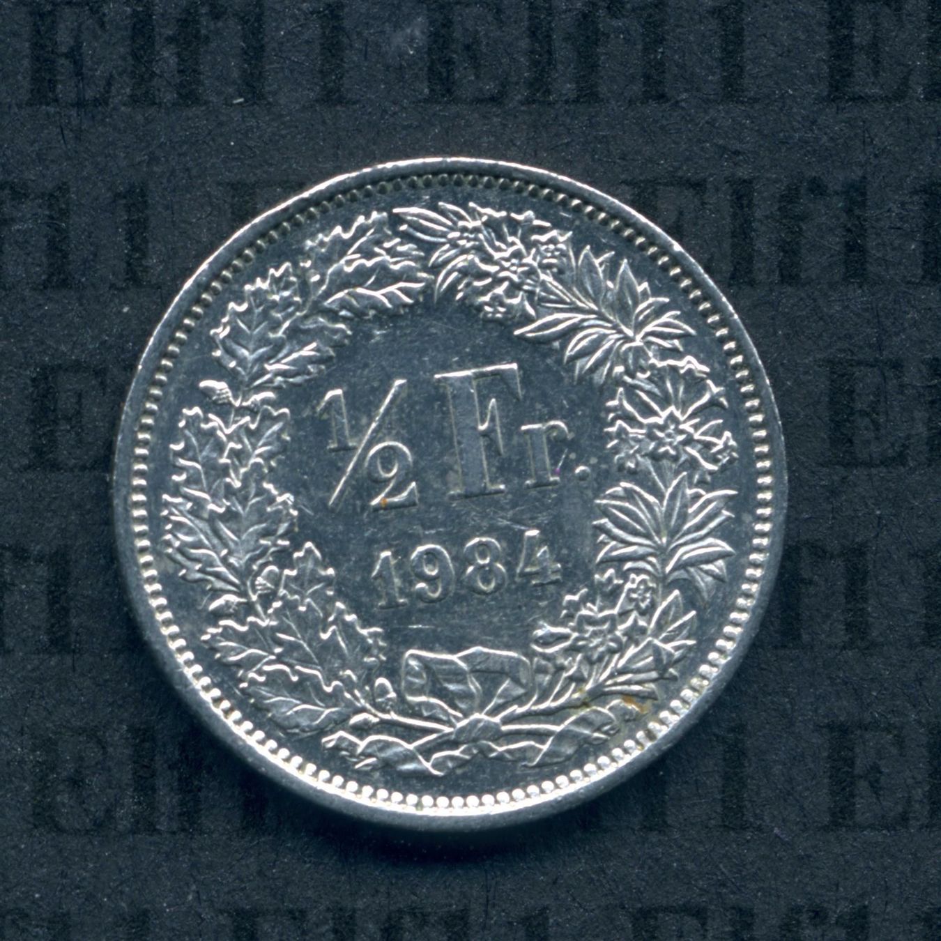 Tutti le monete: CHF___0.50 1984 vz 50 Rappen – Usato da Widnau venduto da Elf11
