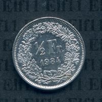 CHF___0.50 1984 vz 50 Rappen