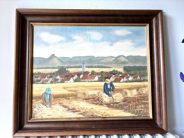 Sommerglanz in einem magischen Dorf  Bild sig. Walter Müller