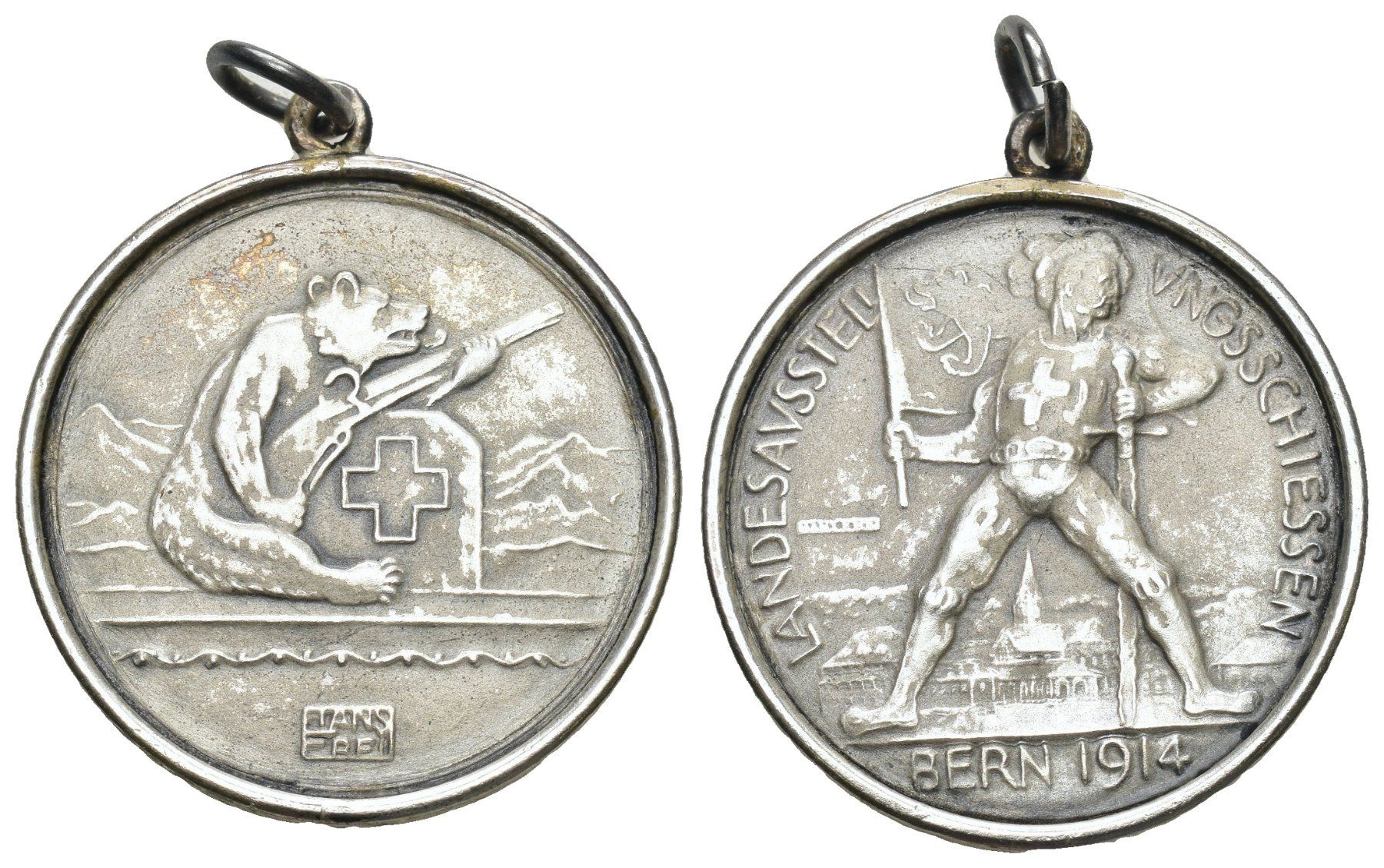 Medaglie: Schweiz Bern 1914 – Usato da Bern venduto da numismatictops