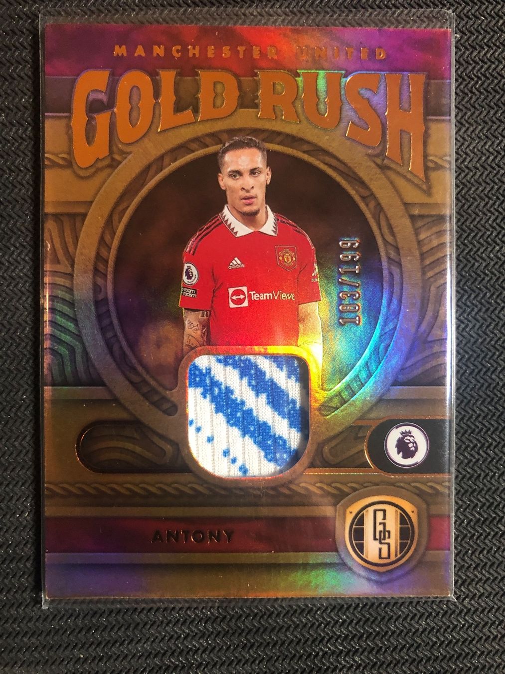Panini Sammelbilder & Trading cards: Panini Gold Antony Manchester Utd. Patchkarte 183/199 – Gebraucht aus Wangenried von Garagara