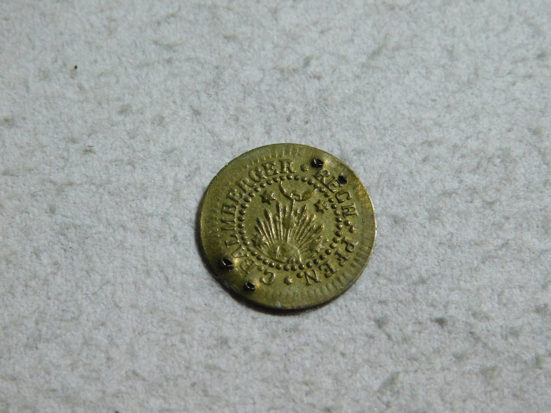 Tutti le monete: Rechenpfennig, C. Balmberger, Nürnberg, 1871-1897 – Usato da Solothurn venduto da Mi-cardo 3