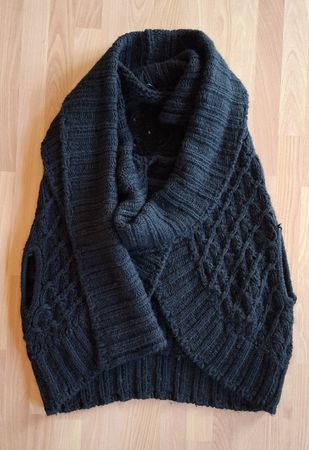 Strickjacke lang schwarz Grösse UN Patrizia Pepe