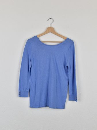Massimo Dutti Silk Cotton Pullover, leicht, Gr.M