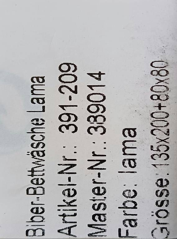 Bettwäsche: Biber Bettwäsche Lama Fitz  – Gebraucht aus Hallwil von Ursina83 3