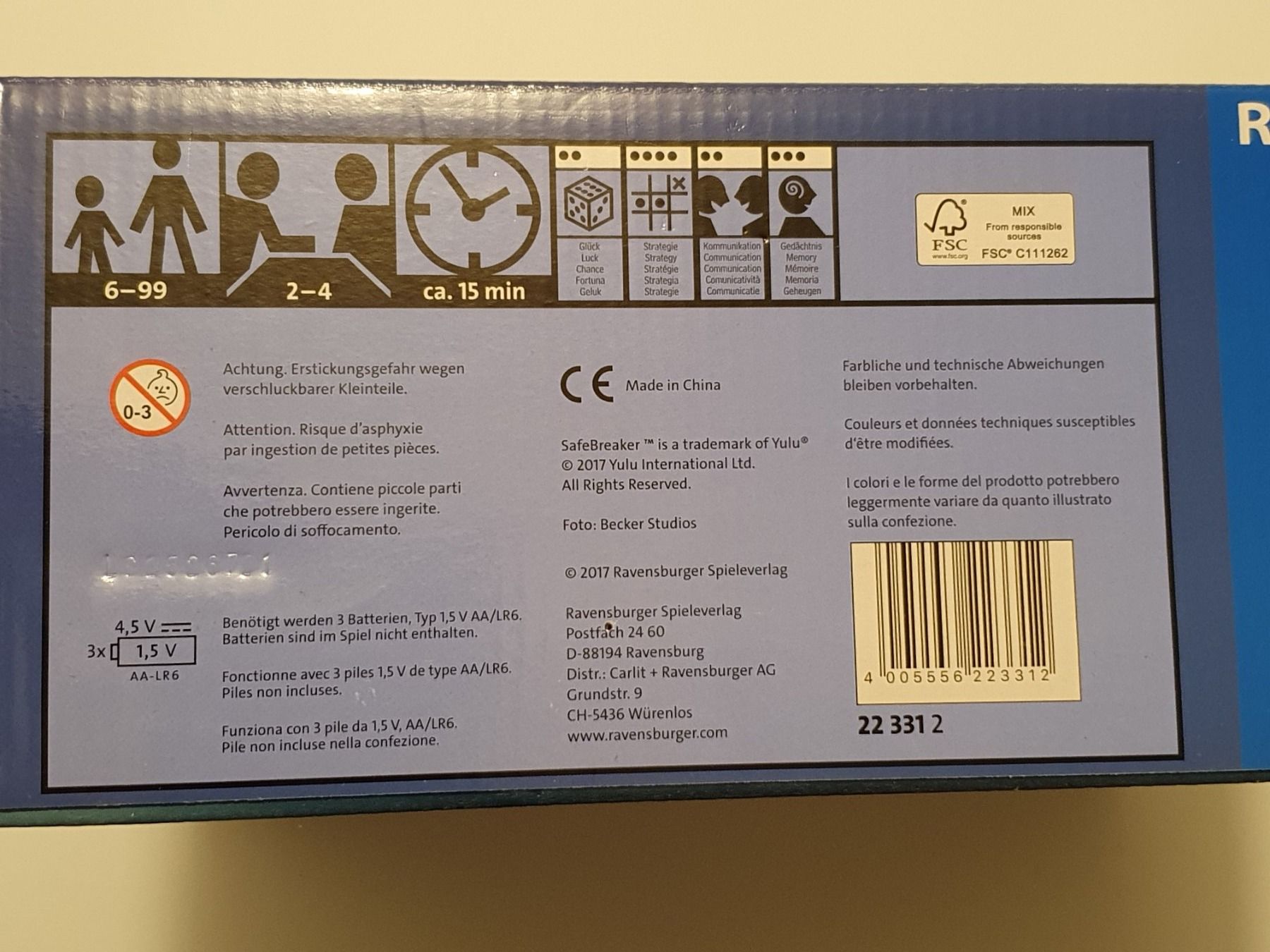 Ravensburger Giochi: Safe Breaker / Ravensburger Spiel #L – Usato da Oberdorf BL venduto da BaldenEagle 3