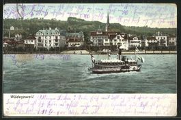 Wädensweil (Wädenswil), Dampfer, gelaufen 1905
