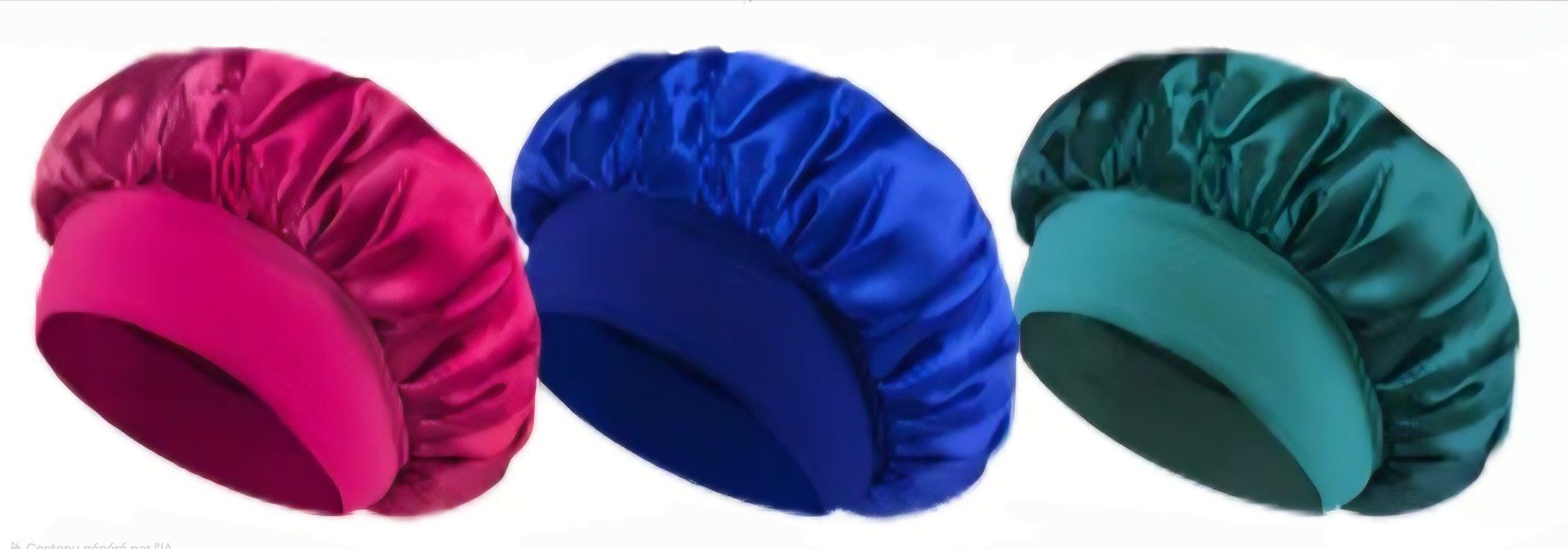 Haarschmuck: Lot de 3 bonnets élégants satinés, NEUFS – Neu und originalverpackt aus Puidoux von Mia_Bellezza