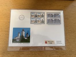 Luxusbrief FDC 4er Block Satz 2.5.1978