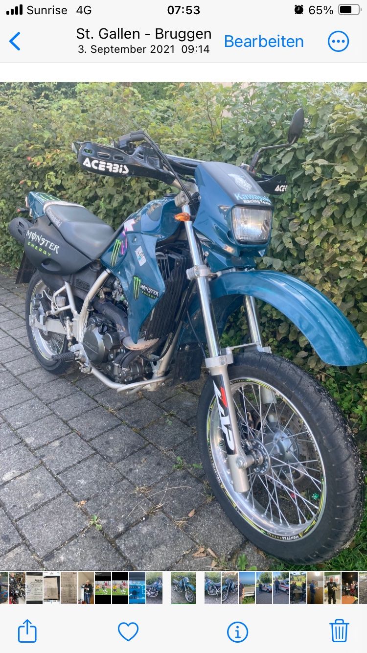 Kawasaki Enduro: Kawasaki klr 650 – Usato da St. Gallen venduto da zx10r 1