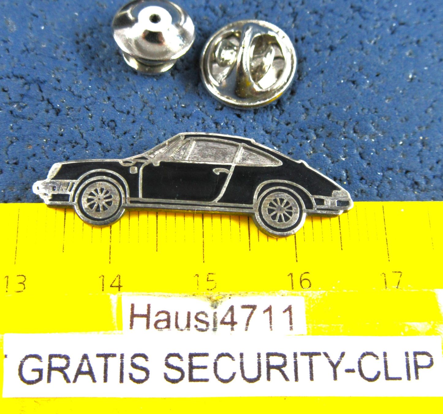 Porsche Placchette & Badge: PORSCHE 911 SCHWARZ AUTO PIN ENAMEL – Usato da Ettingen venduto da Hausi4711
