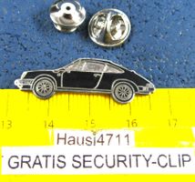 PORSCHE 911 SCHWARZ AUTO PIN ENAMEL