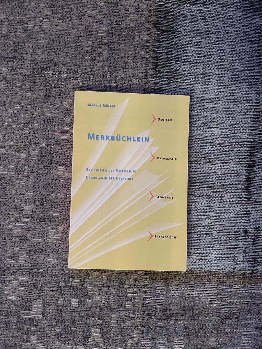 Bücher: Merkbüchlein von Markus Müller – Gebraucht aus Kreuzlingen von qos_99wt