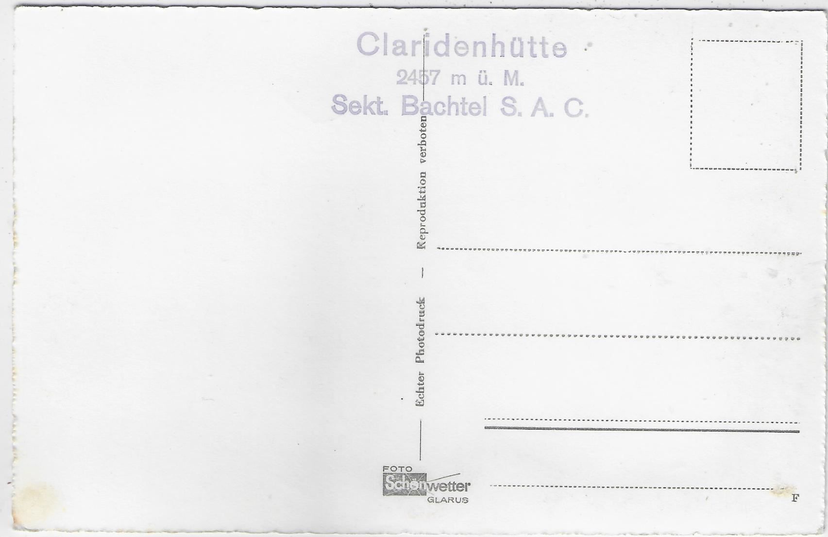 Cartoline postali: Claridenstock – Usato da Ettingen venduto da Kartenplanet 1
