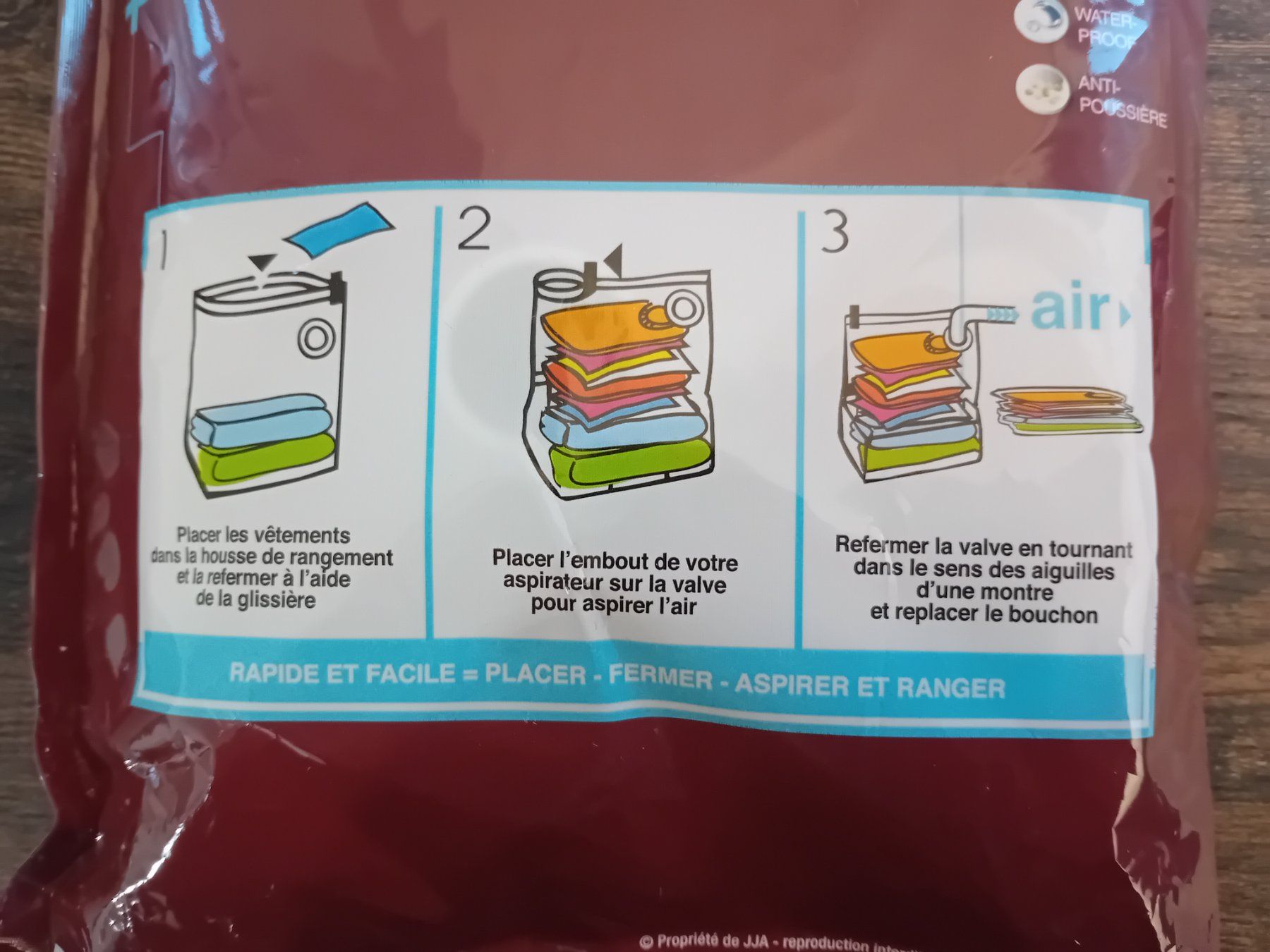 Altre valigie & borse da viaggio: 2 housses de rangement sous vide – Nuovo e nell'imballaggio originale da Grenchen venduto da Wolf313 9