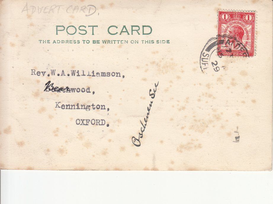 Cartoline postali: Kandersteg, engl. Karte 1929 – Usato da Bürglen TG venduto da StampGraf 1