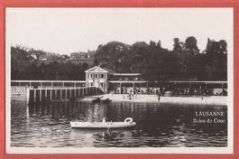 Lausanne - Bains de Cour - Strandbad Schwimmbad - ca. 1930