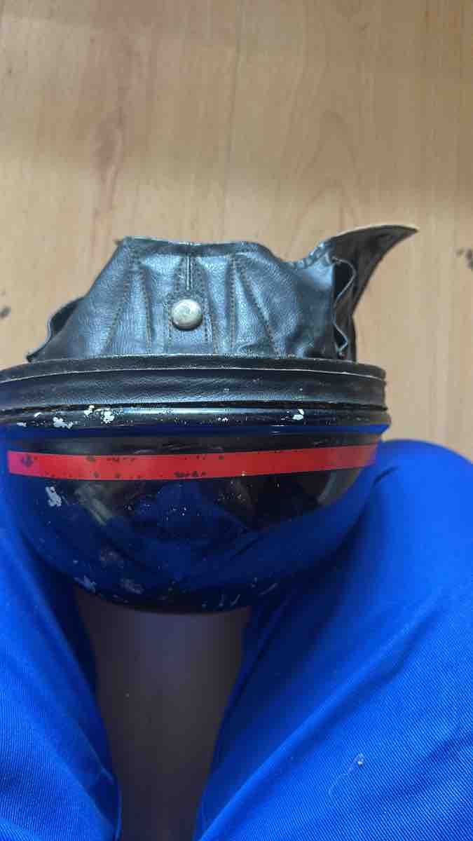 Helme & Visiere: Motorradhelm Leder Grösse M gebraucht – Gebraucht aus Maur von Dive06