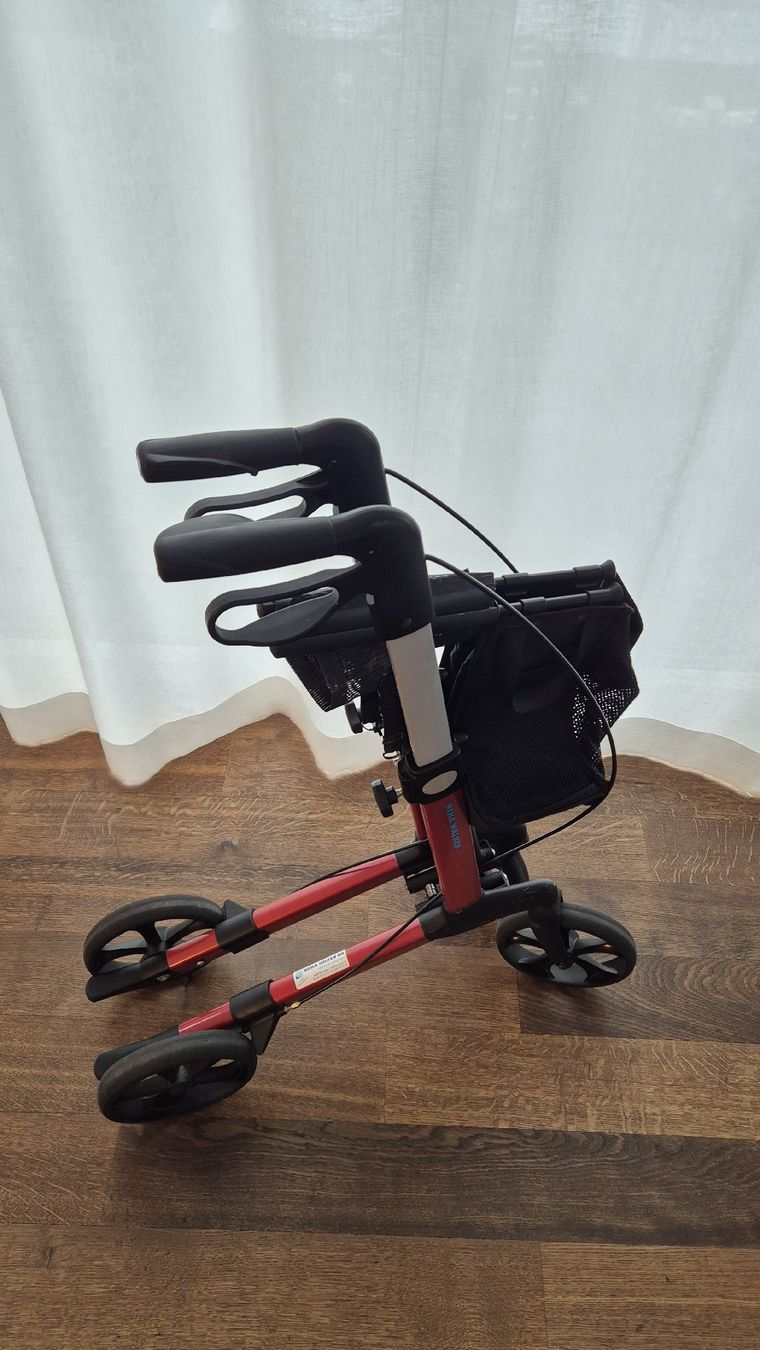 Ausili per la deambulazione: Rollator Rehasense Router Leichtgewichtrollator – Usato da Bottmingen venduto da csc11 6