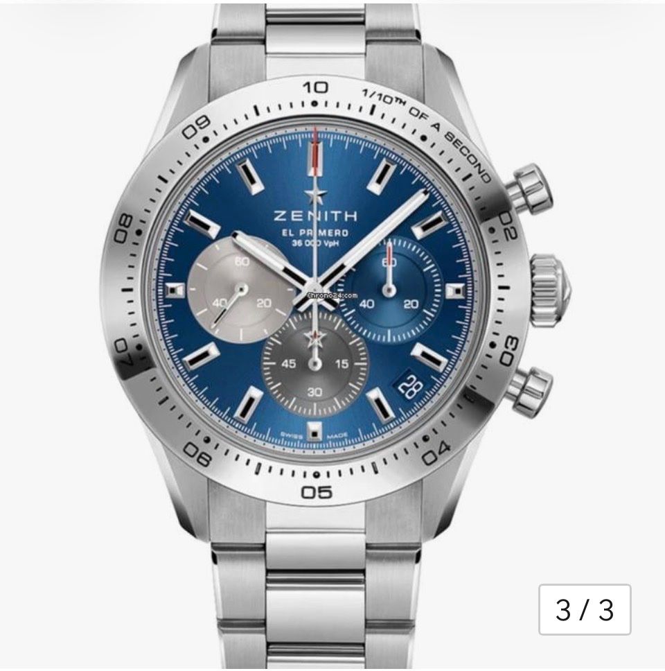 Zenith Montres: ZENITH Chronomaster Sport - Blue – Neuf (Voir description) à Rupperswil par Abcsale