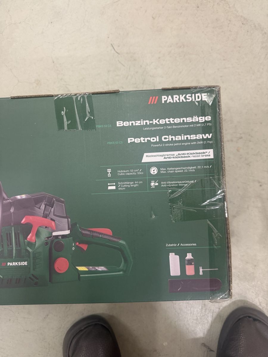 Parkside Seghe: Kettensäge-Benzin NEUE – Nuovo e nell'imballaggio originale da Regensdorf venduto da mex5145 7