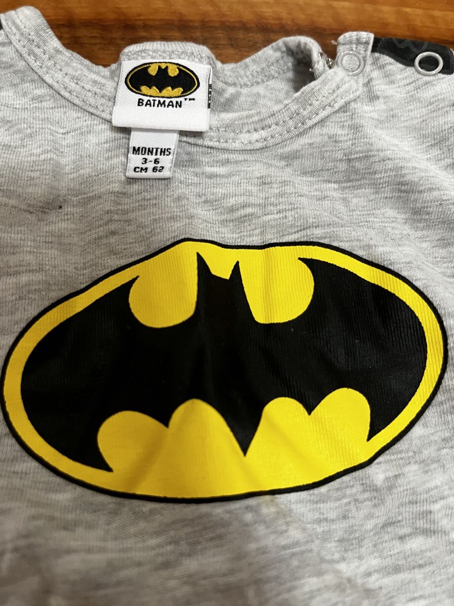 Biancheria intima: Babybody Batman 3-6 Monate – Nuovo (secondo la descrizione) da Horgen venduto da adrigas 1