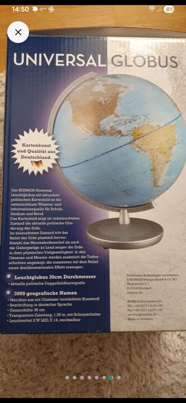 Altro in Decorazioni & Accessori: Globus von Columbus – Nuovo e nell'imballaggio originale da Altendorf venduto da egi83 3