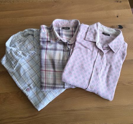 3 Damen Hemden, Flanell Gr.40/42