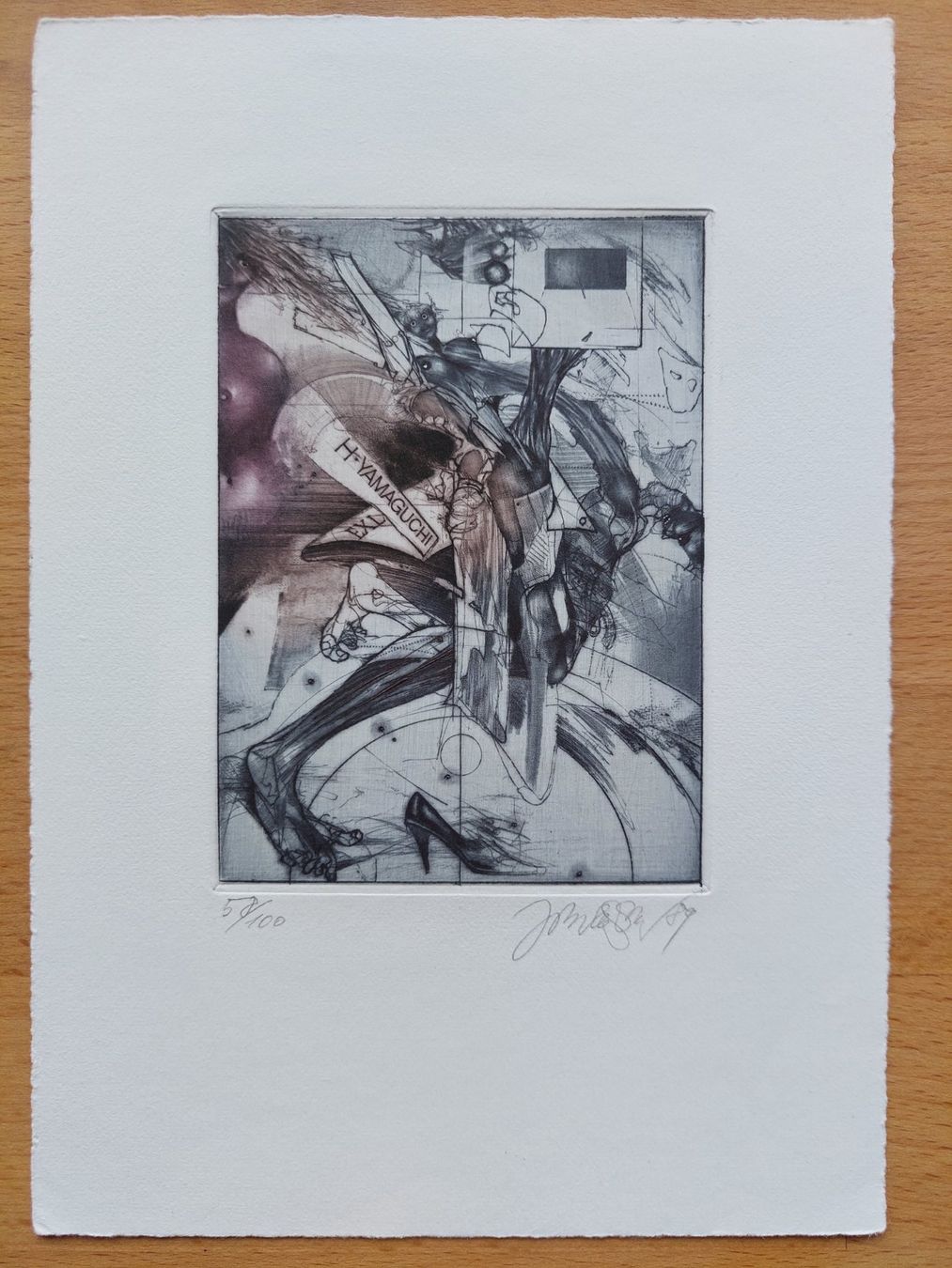 Tableaux: Exlibris Jiri Brazda - Original Radierung signiert – D'occasion à Obfelden par Exlibris-Art