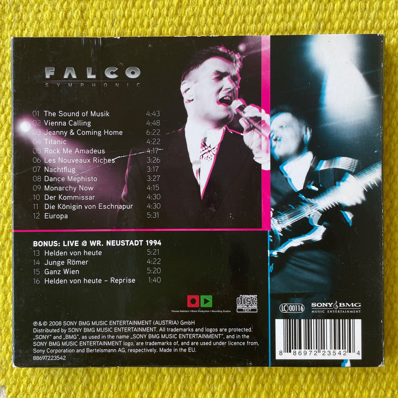 CD: FALCO-SYMPHONIC (DIGIPACK) – Usato da Rorschacherberg venduto da CD-Roli 1
