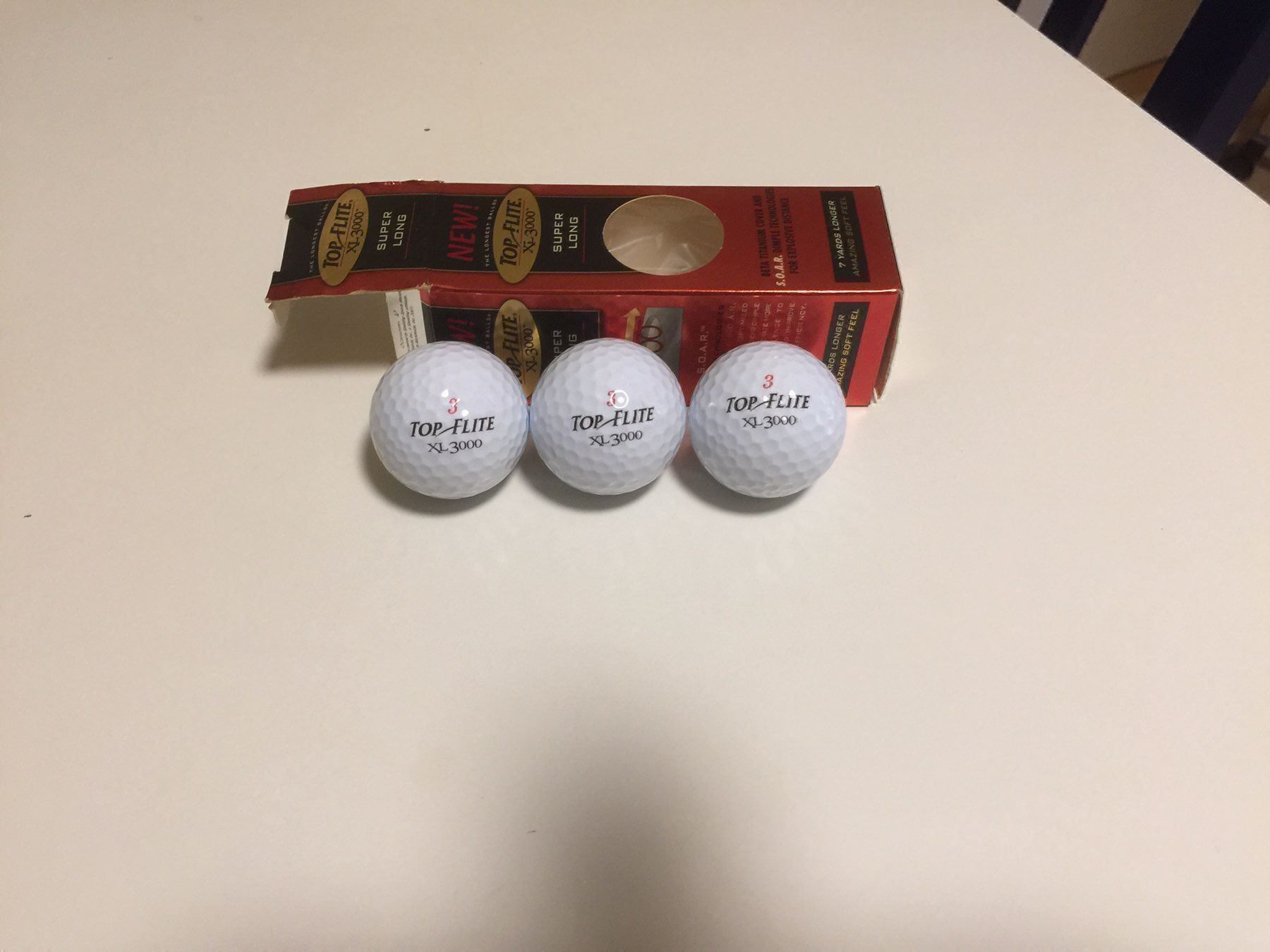 Mazze & Set: 3x Golfbälle-super long,Top Flite-Neu! – Nuovo e nell'imballaggio originale da Bolligen venduto da Astrophysiker06