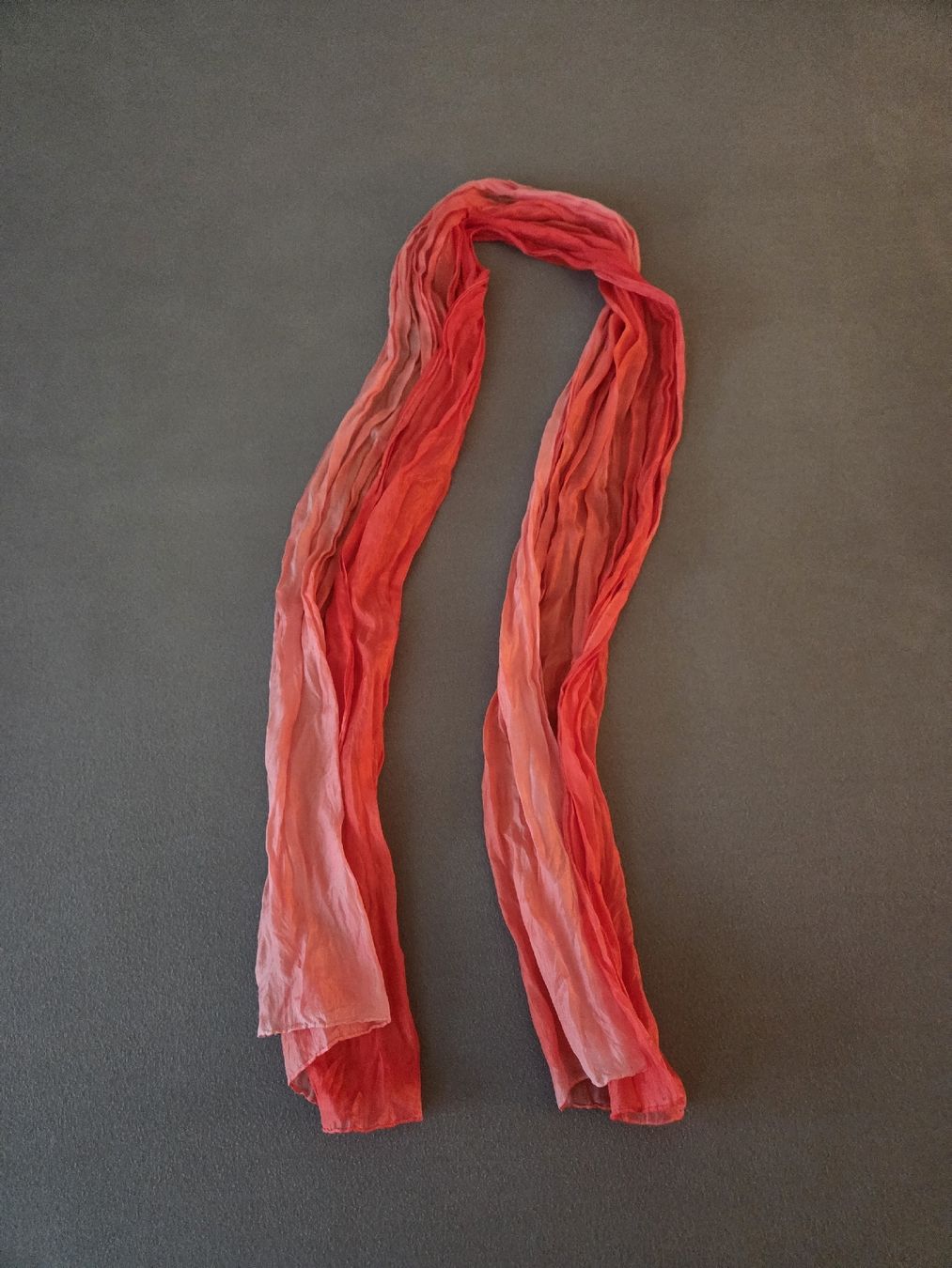 Foulard & Sciarpe: Rötlich-oranger Schal oder Halstuch – Nuovo (secondo la descrizione) da Rickenbach-Sulz venduto da Bacardibabe 2