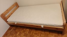 Massivholzbett (Kiefer) inkl. Komfortschaummatratze